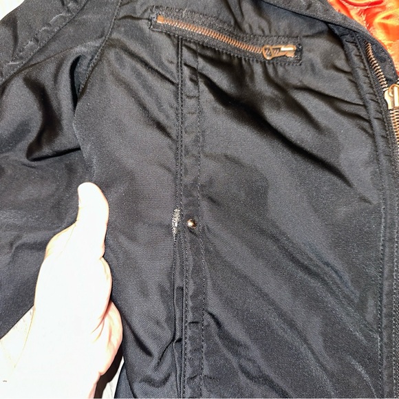 Hugo Boss Black Moto Bomber Jacket Orange Lable Mens SZ Small Full Zip - Picture 7 of 16